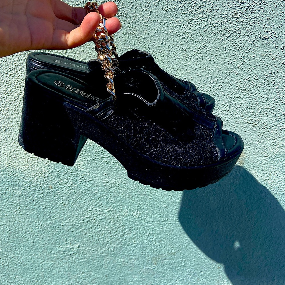 Black heels